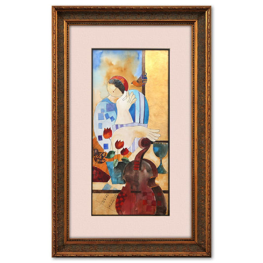 Dorit Levy- Original Mixed Media "Thoughts of Love"