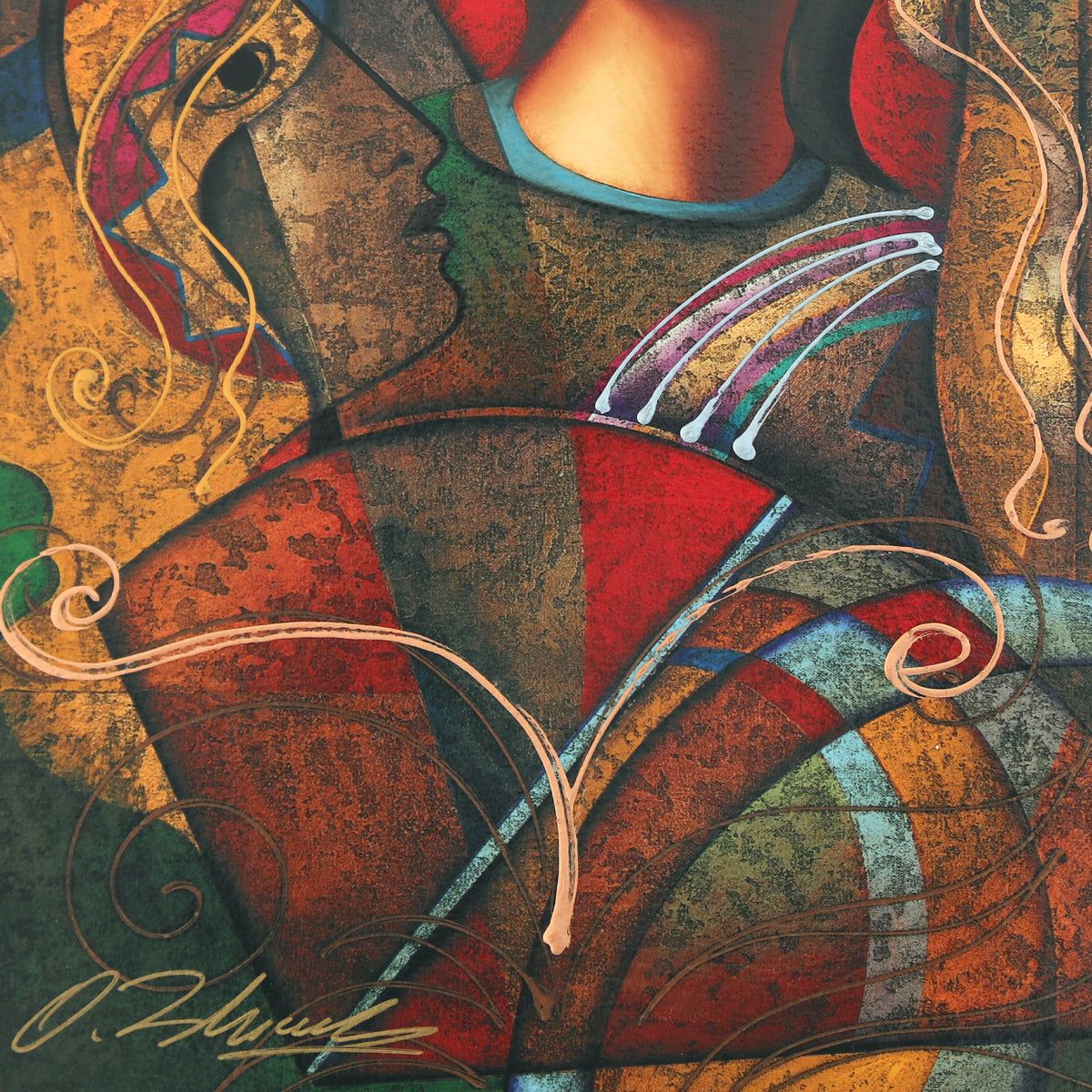 Oleg Zhivetin- Silkscreen "Thoughtfulness"