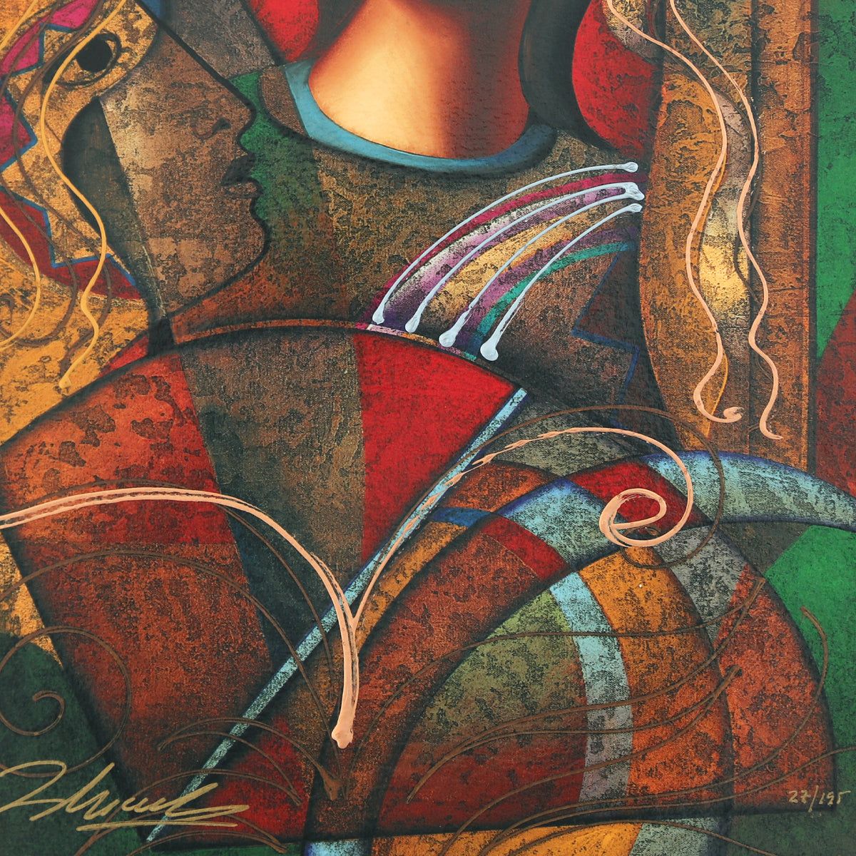 Oleg Zhivetin- Silkscreen "Thoughtfulness"