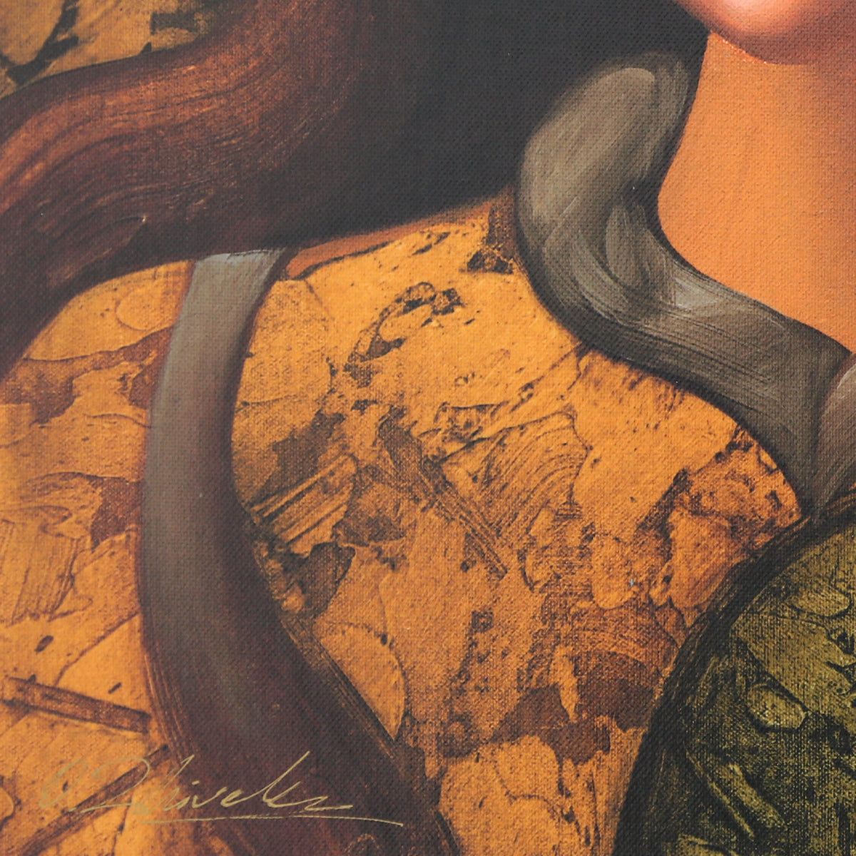 Oleg Zhivetin- Silkscreen "Expectation"