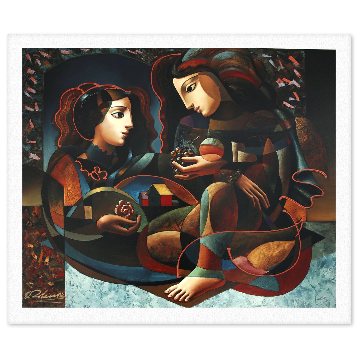 Oleg Zhivetin- Silkscreen "Their Harvest"