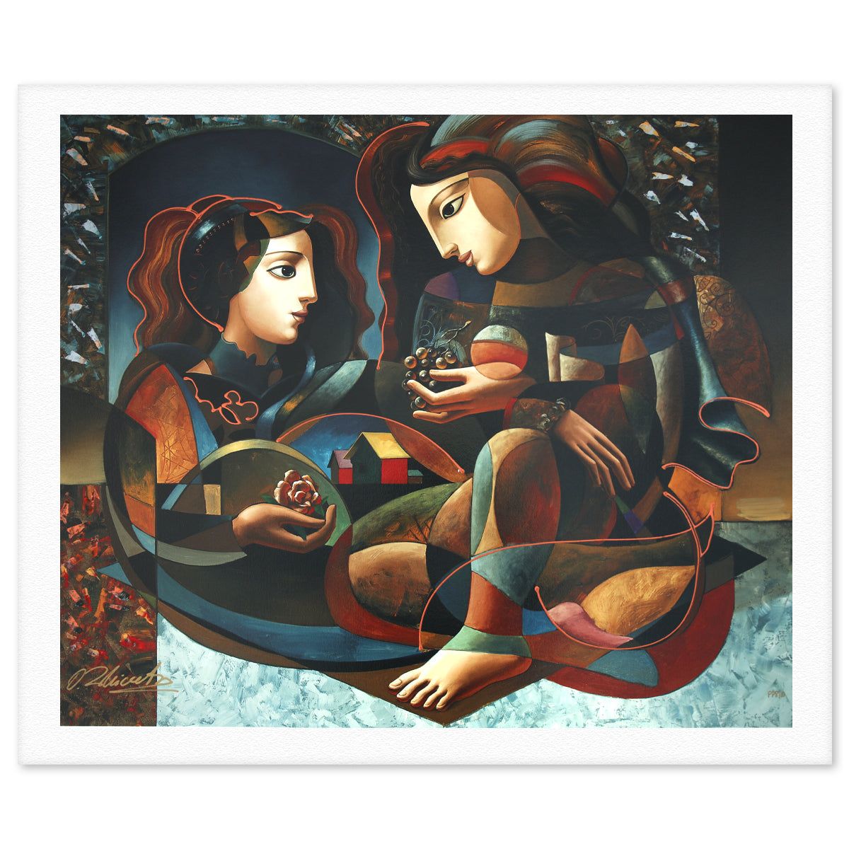 Oleg Zhivetin- Silkscreen "Their Harvest"