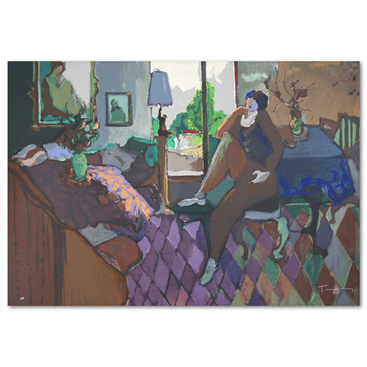 Itzchak Tarkay- Serigraph "Purple Room"