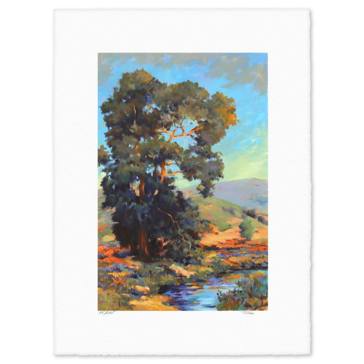 Jennie Tomao- Silkscreen "Afternoon at Clear Green"