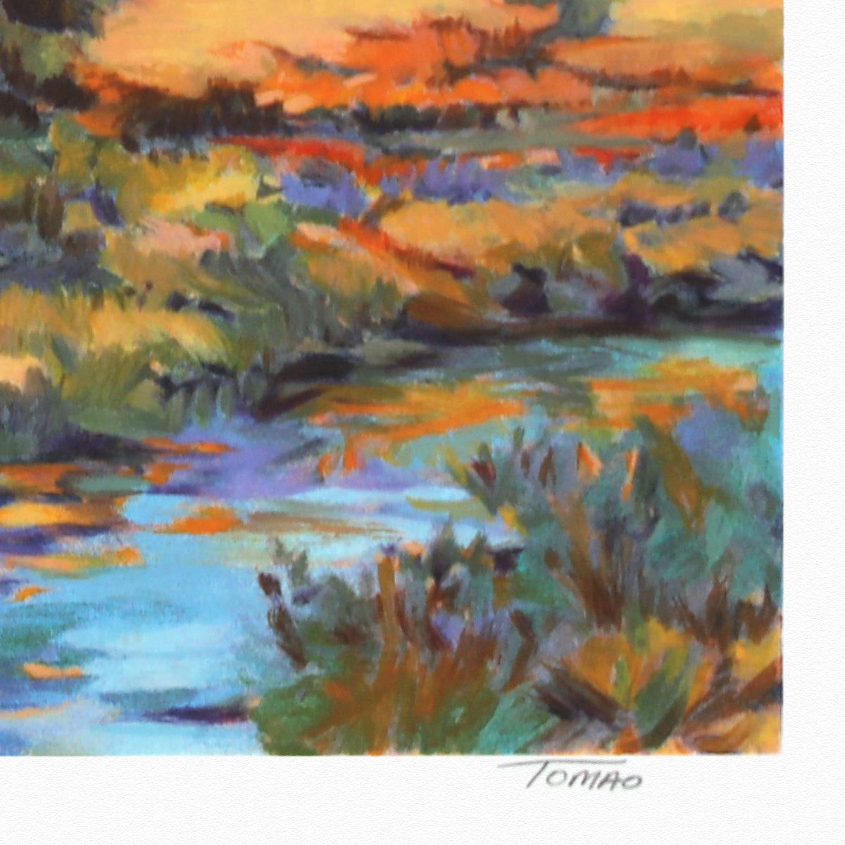 Jennie Tomao- Silkscreen "Afternoon at Clear Green"