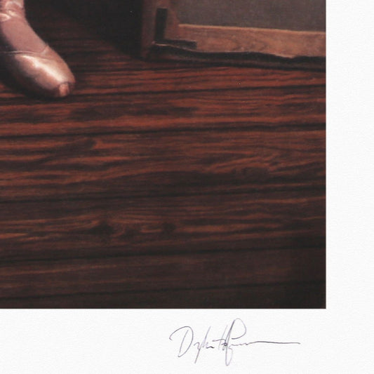 Douglas Hofmann- Silkscreen "Red Sash"