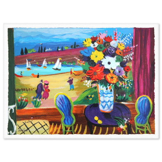 Shlmo Alter- Serigraph "Tableside View"