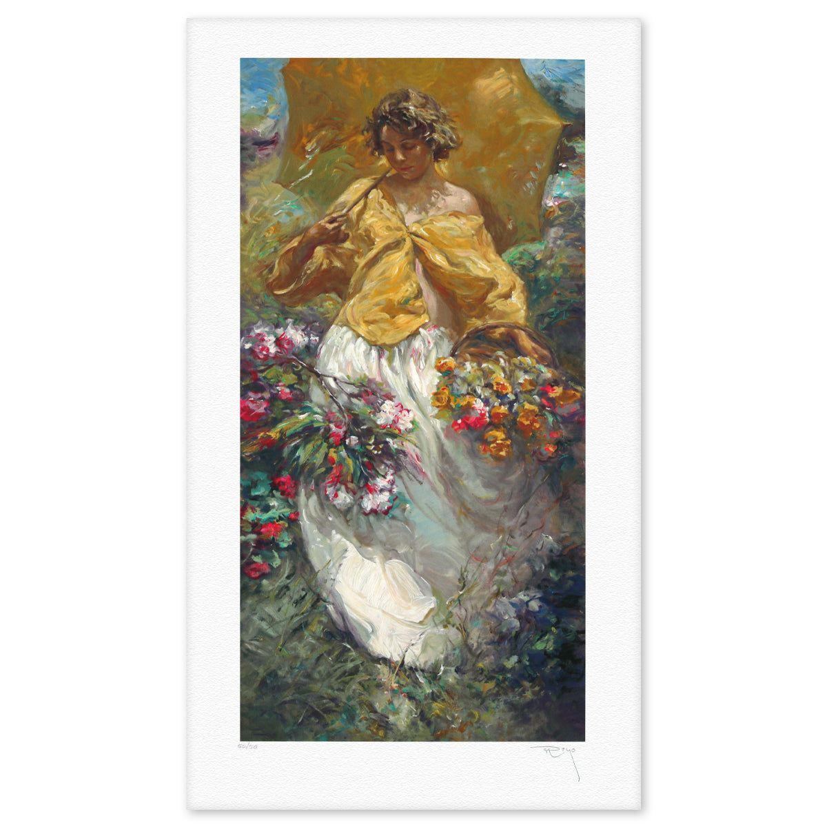 Royo- Serigraph "Spring"