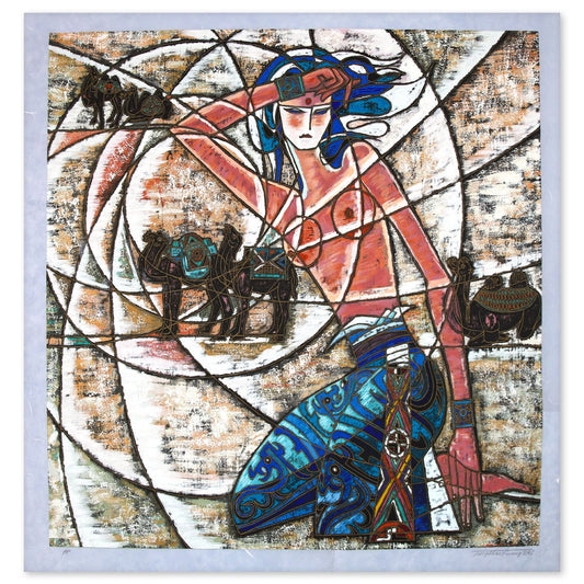 Ting Kuang- Silkscreen "The Silk Road"