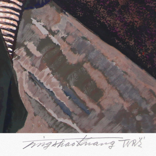 Ting Kuang- Silkscreen "Golden Age of India"