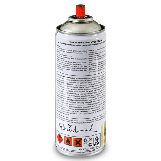 Mr. Brainwash, "Mona Lisa (Black)" Limited Edition Hand Painted Spray Can with Plate Signature.