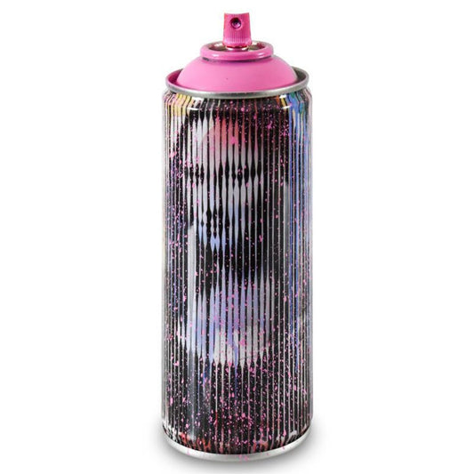 Mr. Brainwash, "Mona Lisa (Pink)" Limited Edition Hand Painted Spray Can with Plate Signature.