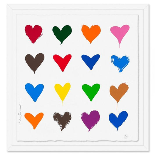 Mr. Brainwash, "All You Need is HE[ART]" Framed Limited Edition Silk Screen Studio Proof, Hand Signed with Certificate of Authenticity