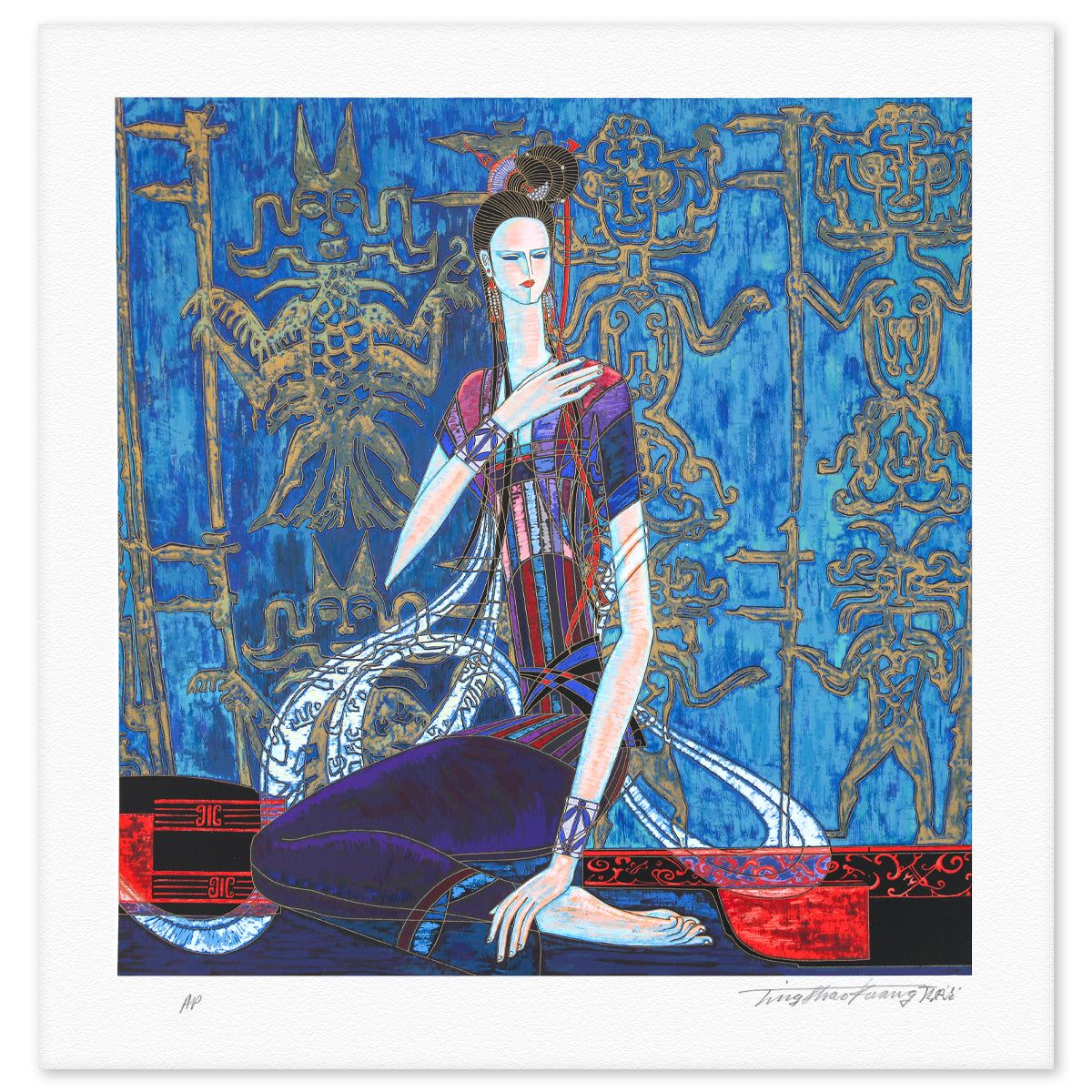 Ting Kuang- Silkscreen "Calling the Soul"