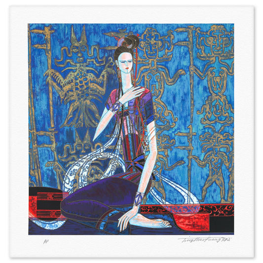 Ting Kuang- Silkscreen "Calling the Soul"