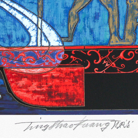 Ting Kuang- Silkscreen "Calling the Soul"