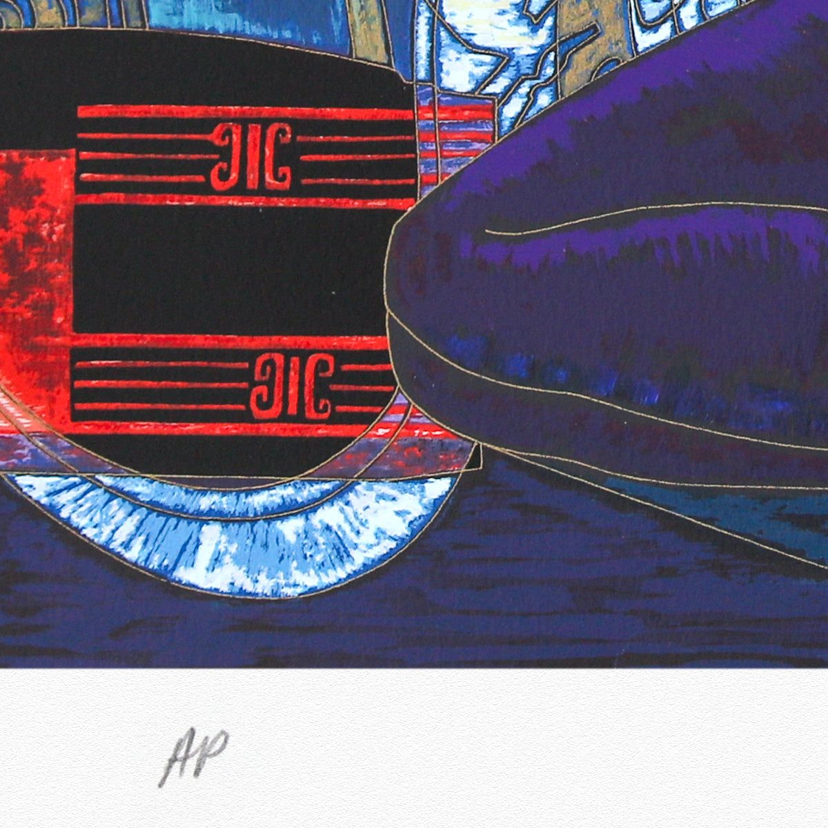 Ting Kuang- Silkscreen "Calling the Soul"