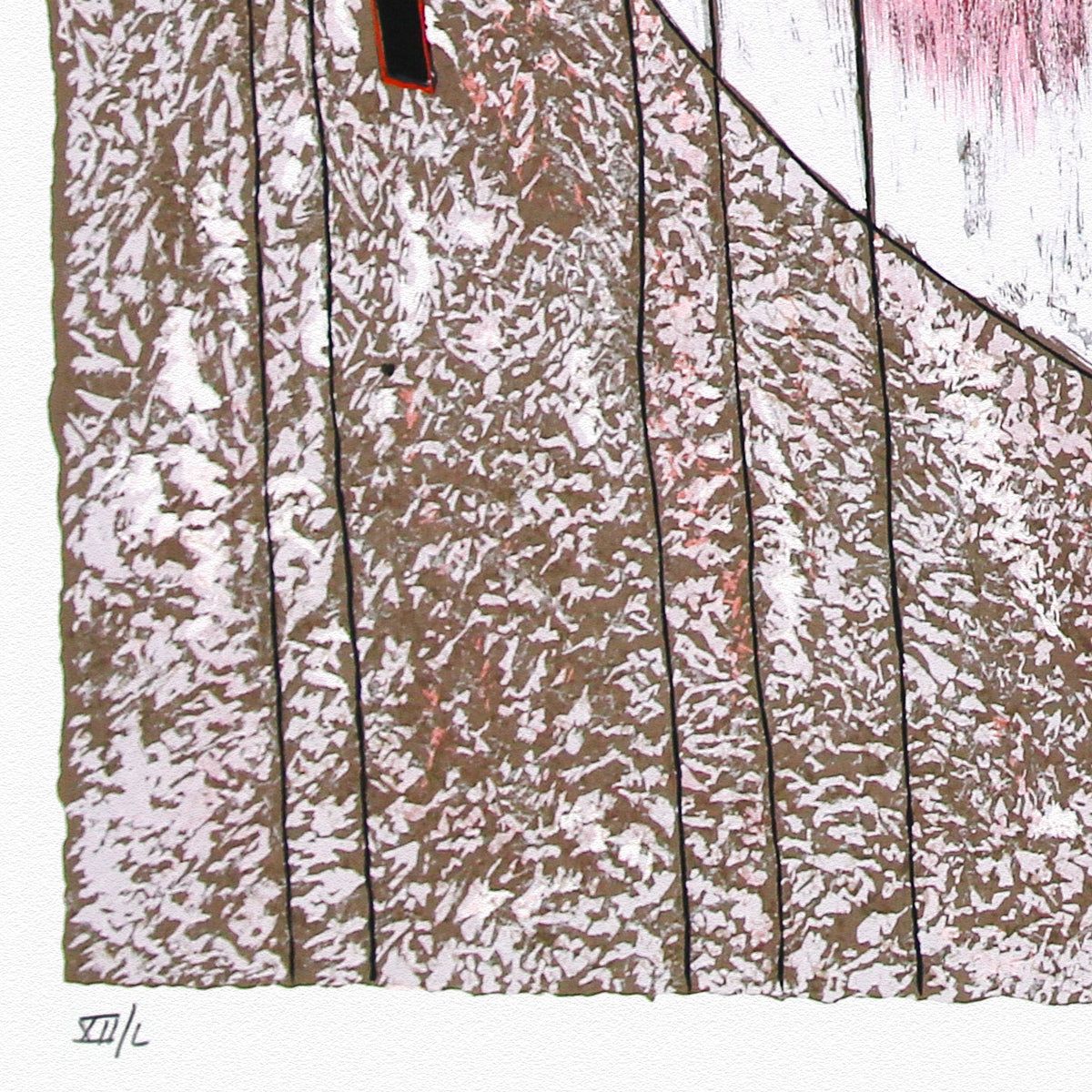 Jian Tie Feng- Serigraph "Mother and Child"