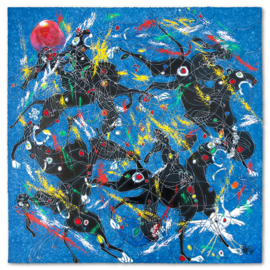 Jian Tie Feng- Silkscreen "Son of Panthers"