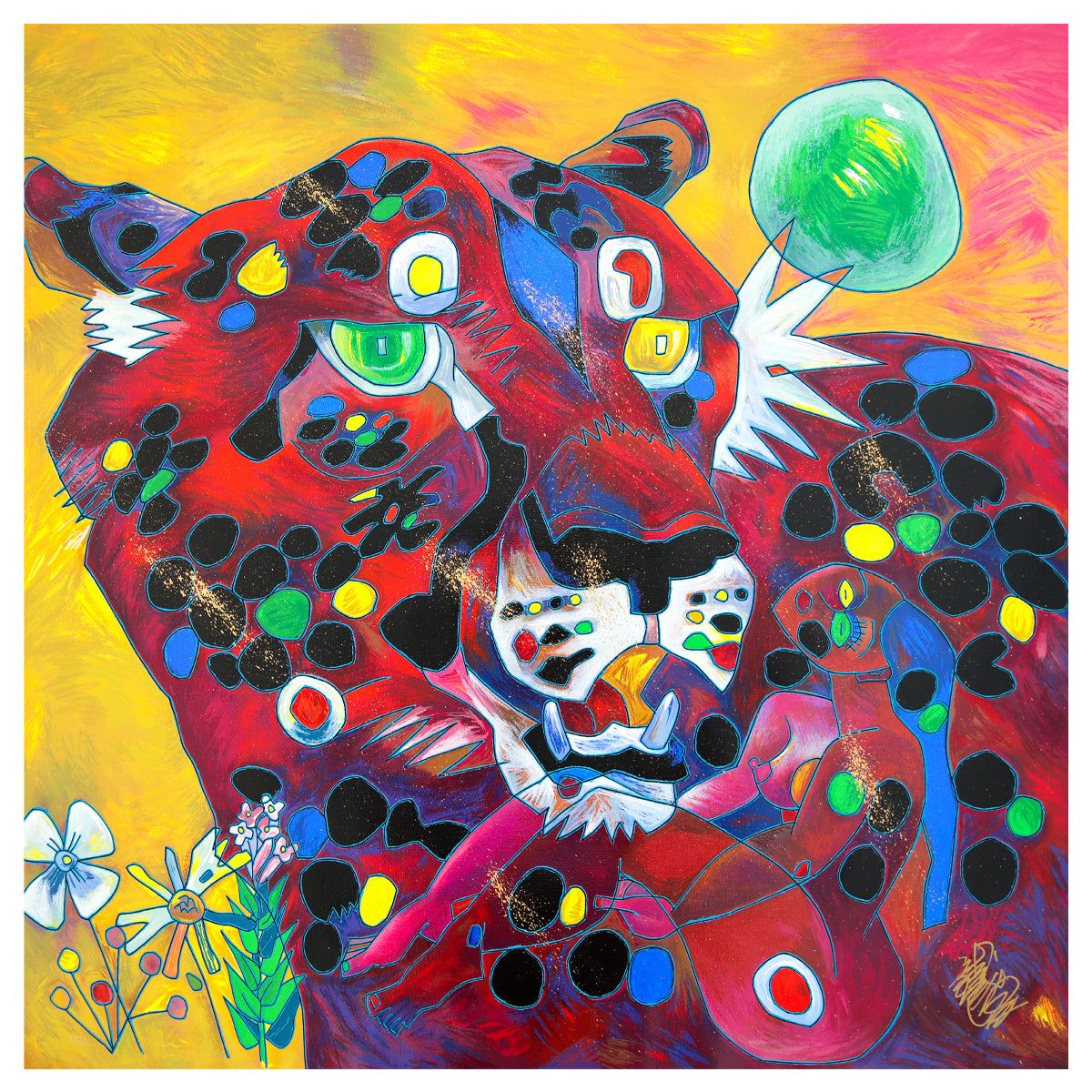 Jian Tie Feng- Serigraph "Passion"