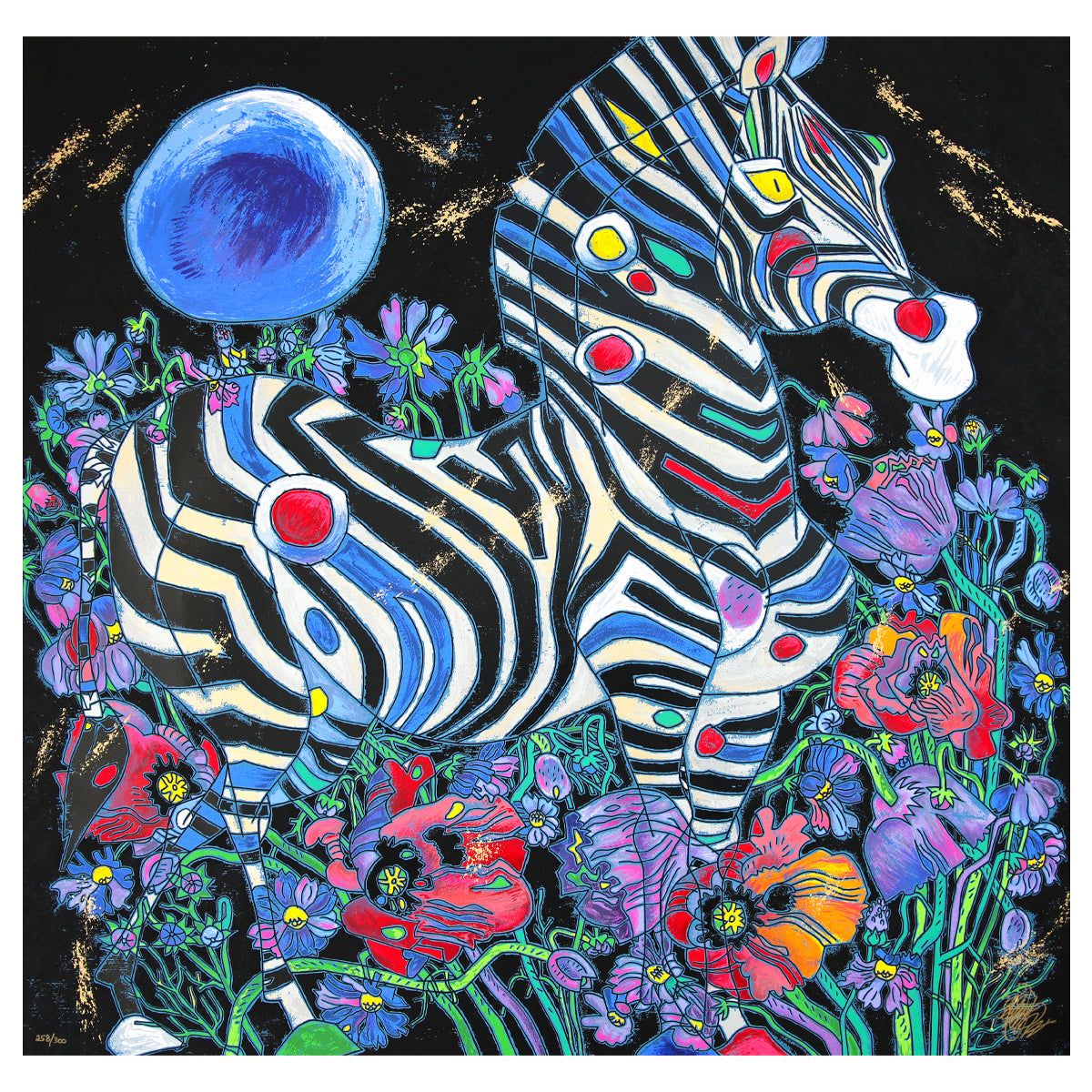 Jian Tie Feng- Serigraph "A Spring Rhyme"