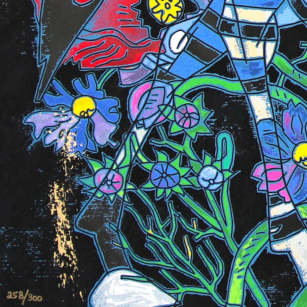 Jian Tie Feng- Serigraph "A Spring Rhyme"