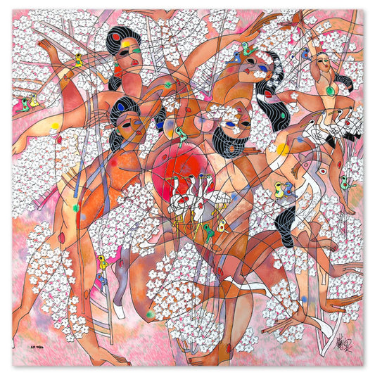 Jian Tie Feng- Serigraph "Spring"