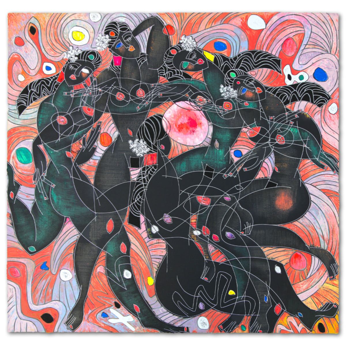 Jian Tie Feng- Serigraph "Playing Water"