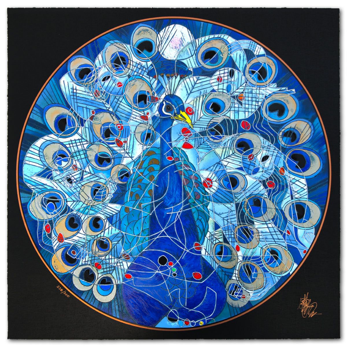 Jian Tie Feng- Silkscreen "Spirit of Fire"