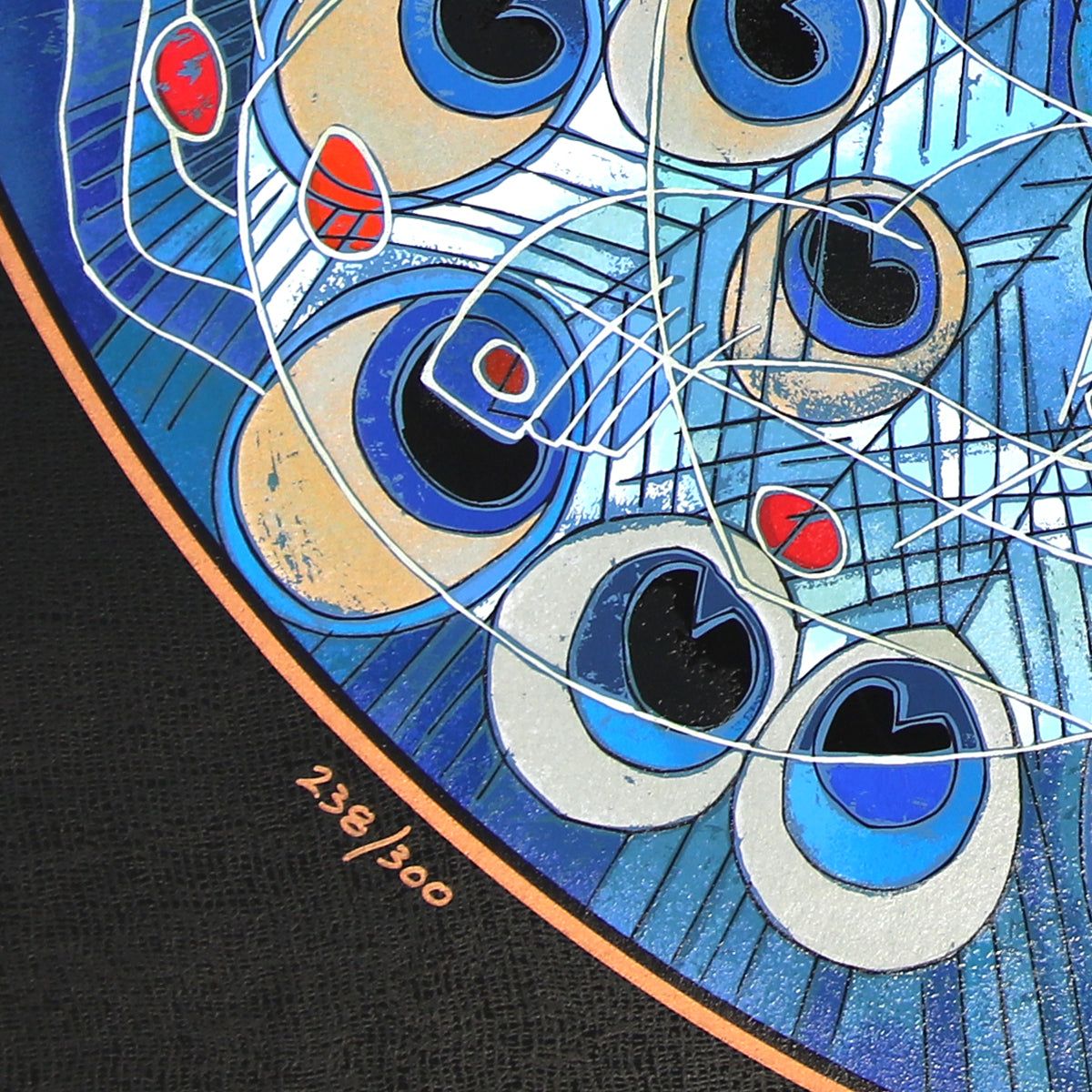 Jian Tie Feng- Silkscreen "Spirit of Fire"