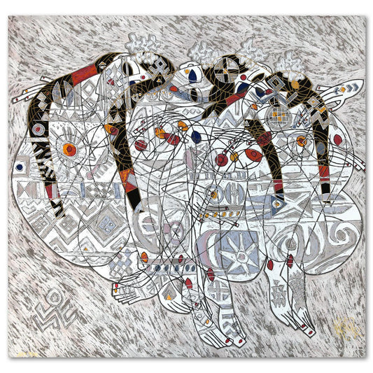 Jian Tie Feng- Silkscreen "Love"