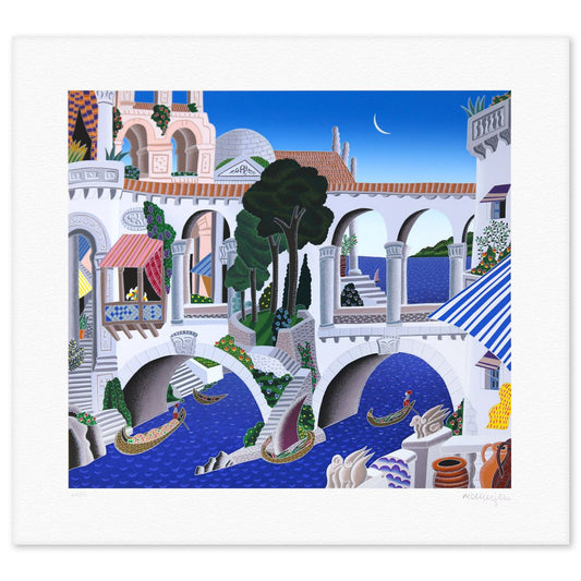 Thomas Mcknight- Serigraph "Classical Bridge"