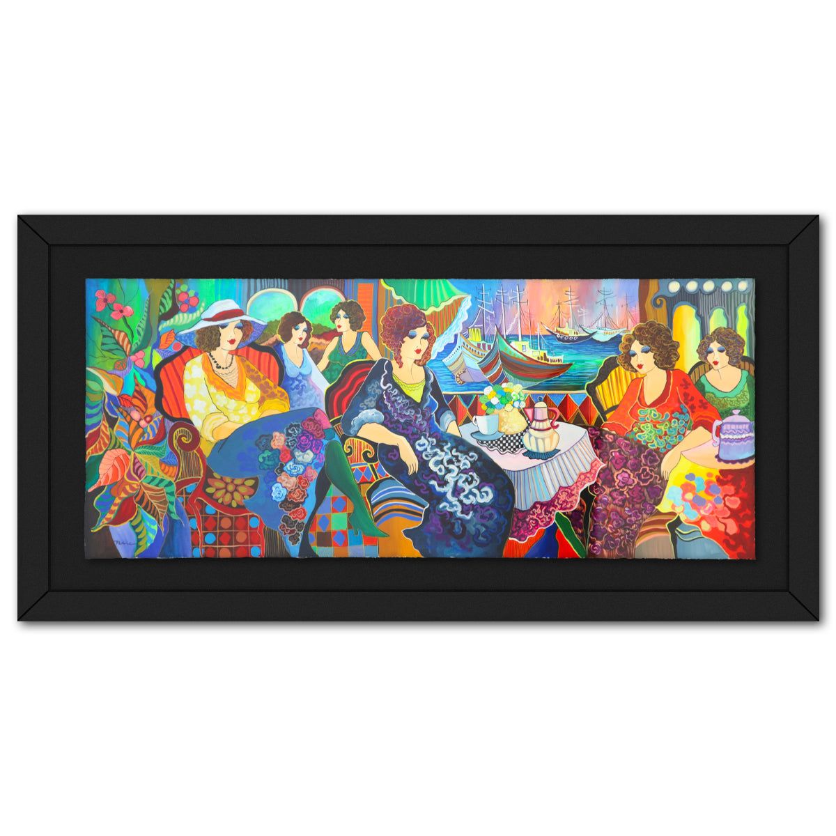 Patricia Govezensky- Original Watercolor "Vibrant Rhythms"