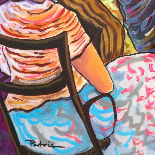 Patricia Govezensky- Original Watercolor "The Joy of Tradition"