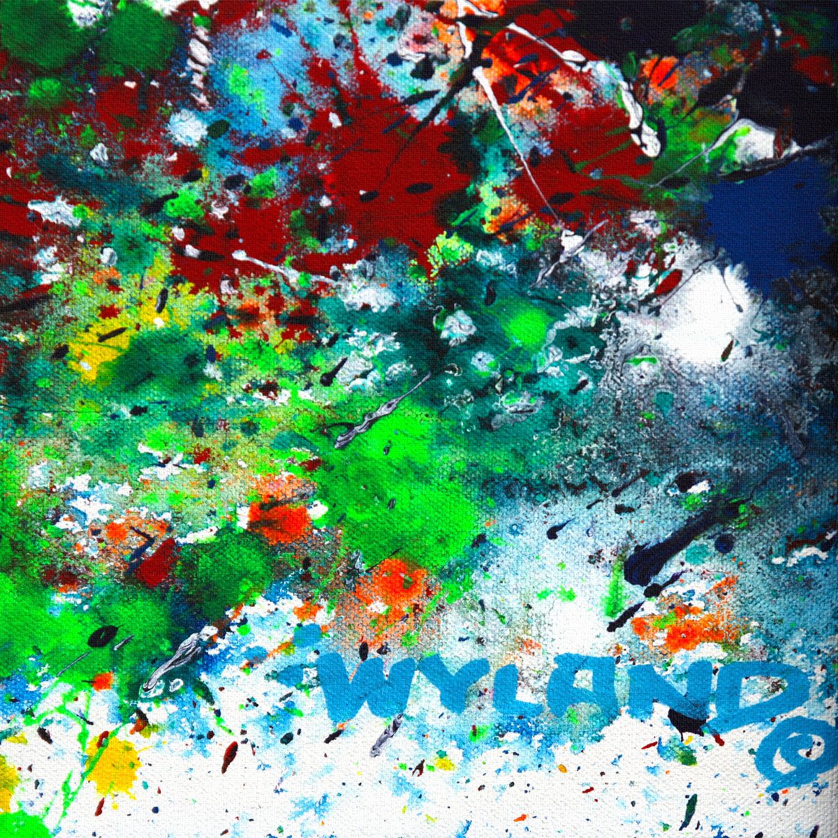 Wyland- Original Painting on Canvas "Abstract"