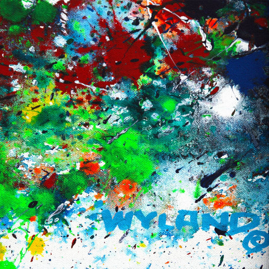 Wyland- Original Painting on Canvas "Abstract"