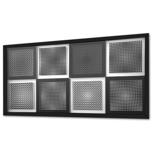 Victor Vasarely (1908-1997)- Mixed Media "Serie Cinetique: Trois Dimensions de l'Optique"