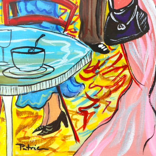 Patricia Govezensky- Original Watercolor "Wavelengths of Thought"