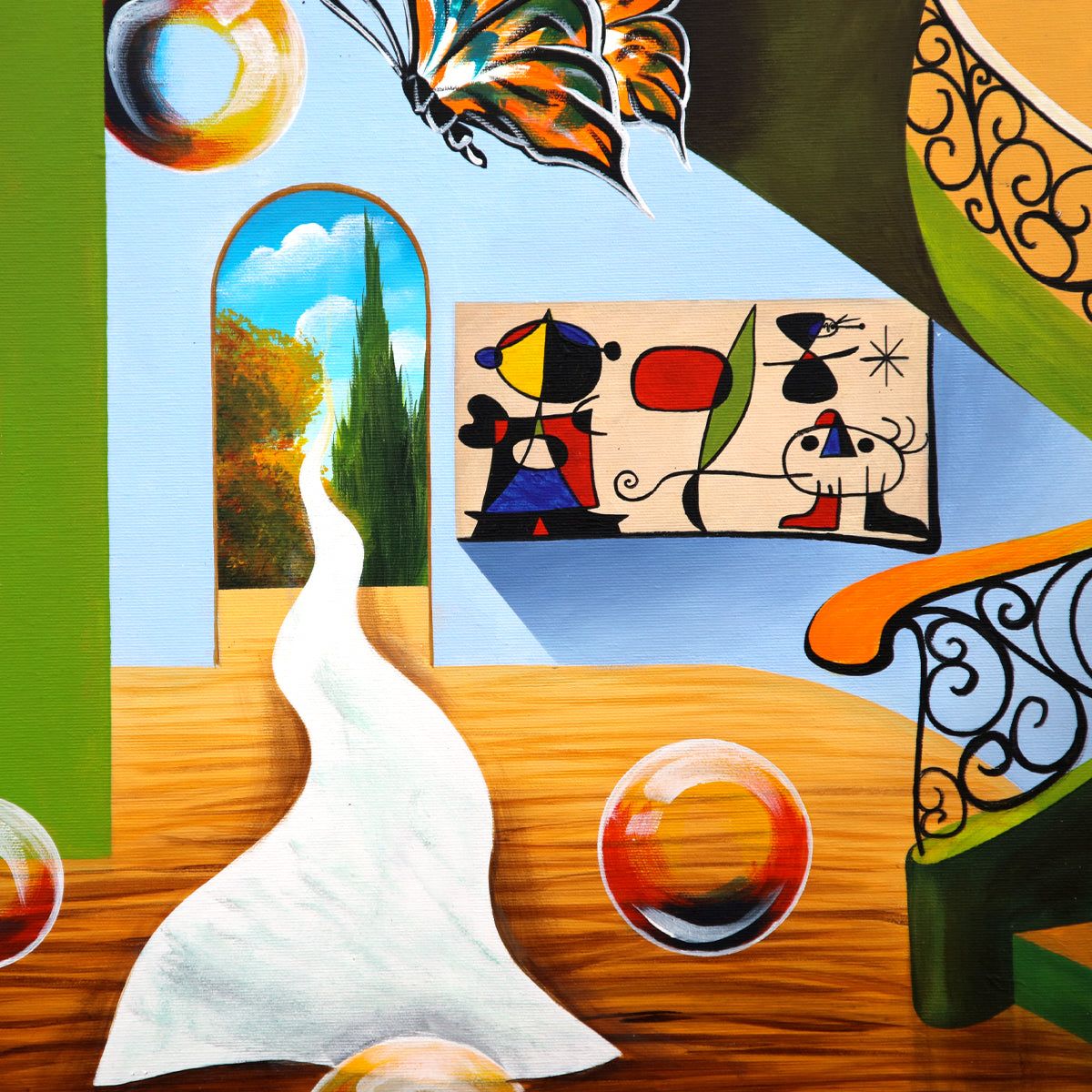 Alexander Astahov- Original Oil on Canvas "Retro Escape"
