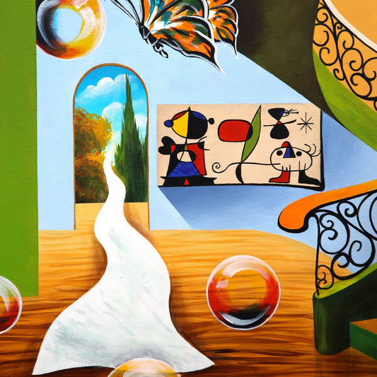 Alexander Astahov- Original Oil on Canvas "Retro Escape"
