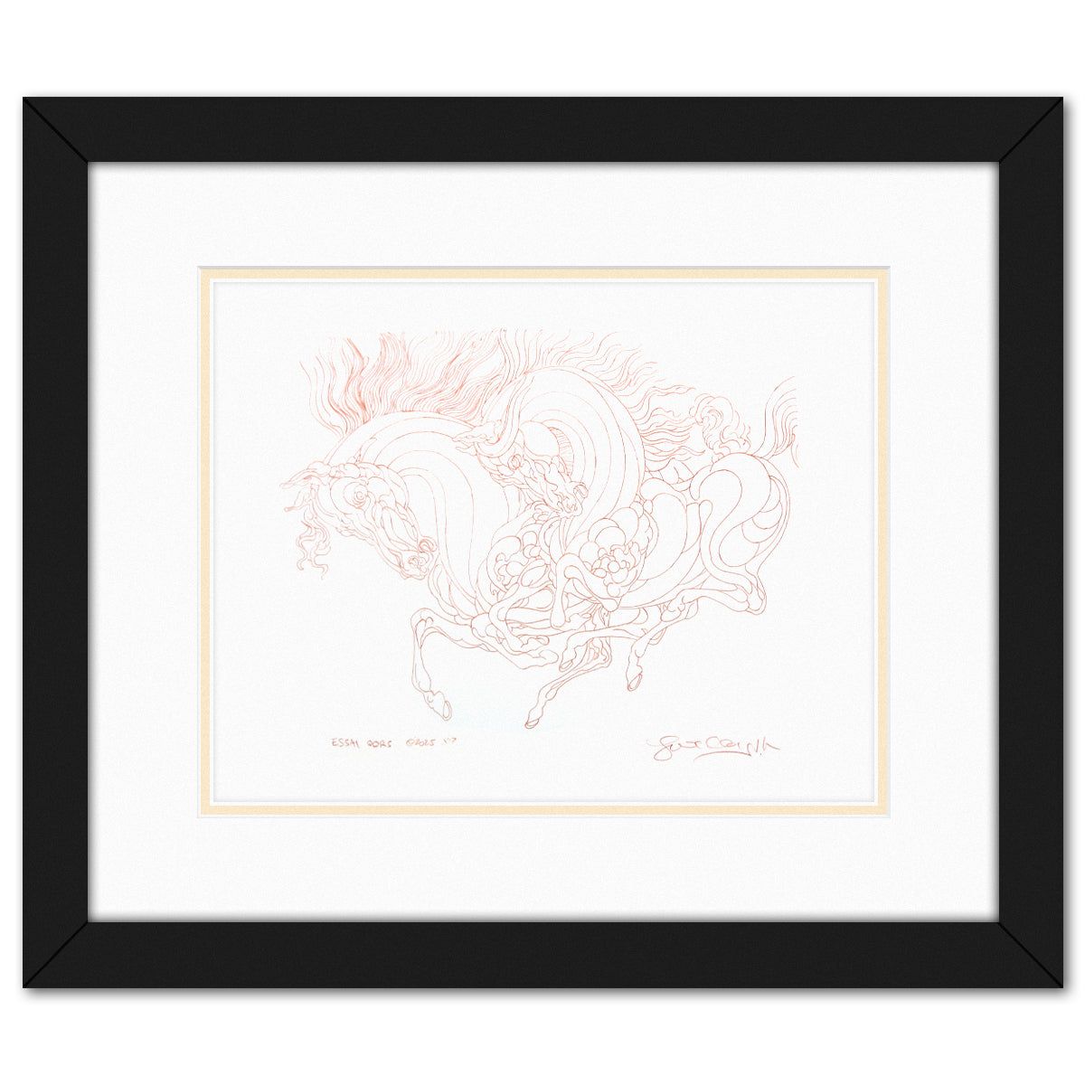 Guillaume Azoulay- Original Drawing "ESSAI QQRS"