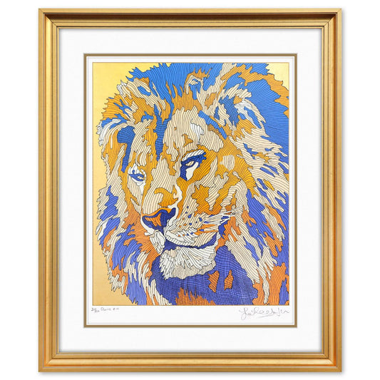 Guillaume Azoulay- Original Etching with Gold Leaf "Gloire"