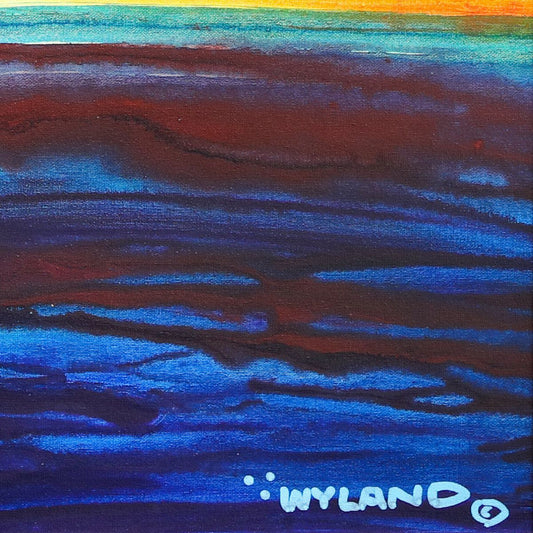 Wyland- Original Painting on Canvas "Abstract"