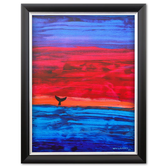 Wyland- Original Painting on Canvas "Abstract"