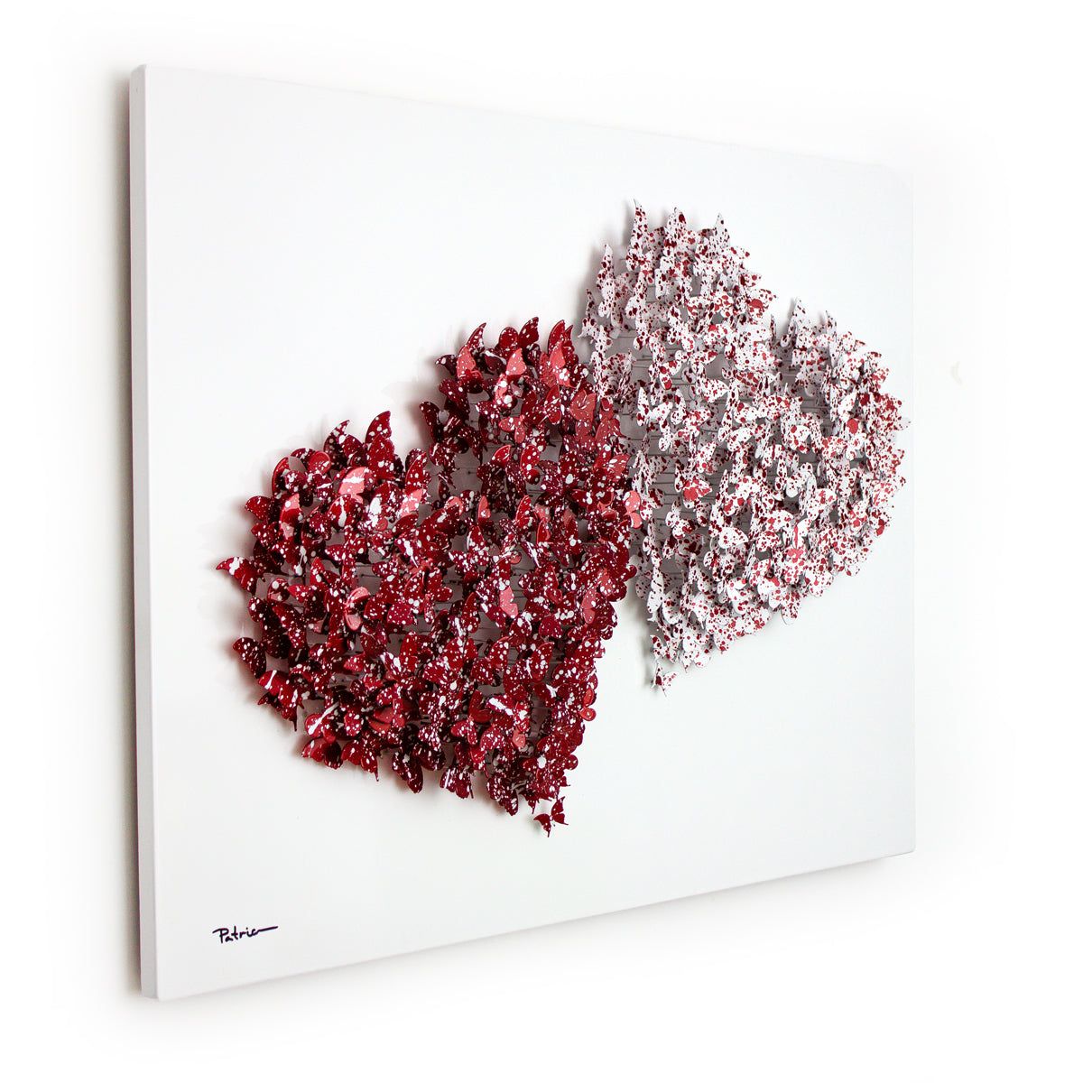 Patricia Govezensky- Original 3D Metal Art on Wood "Synergy"