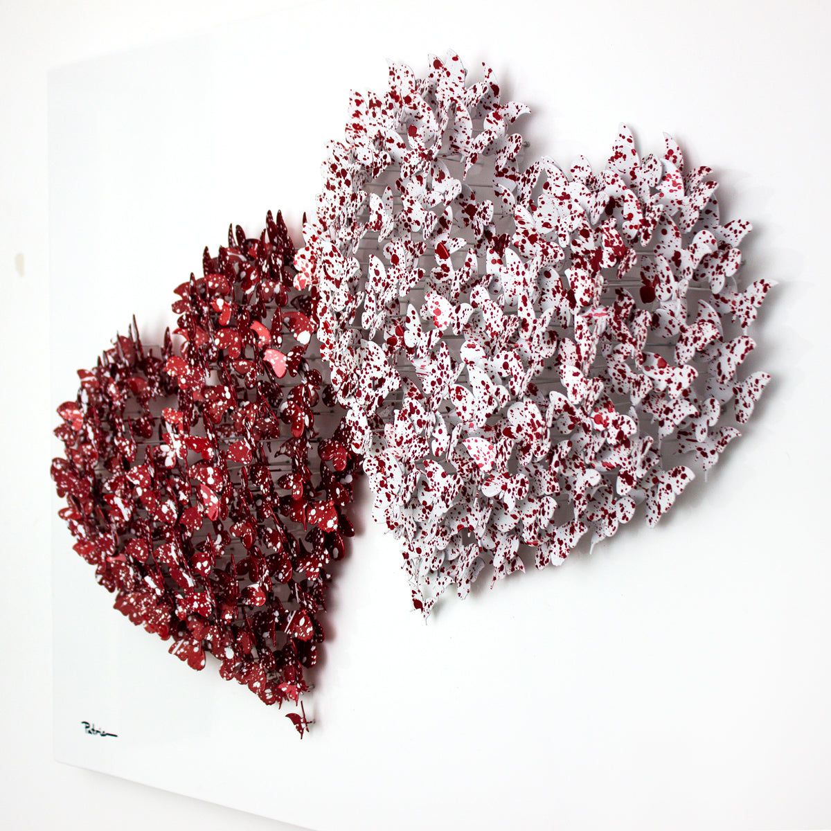 Patricia Govezensky- Original 3D Metal Art on Wood "Synergy"