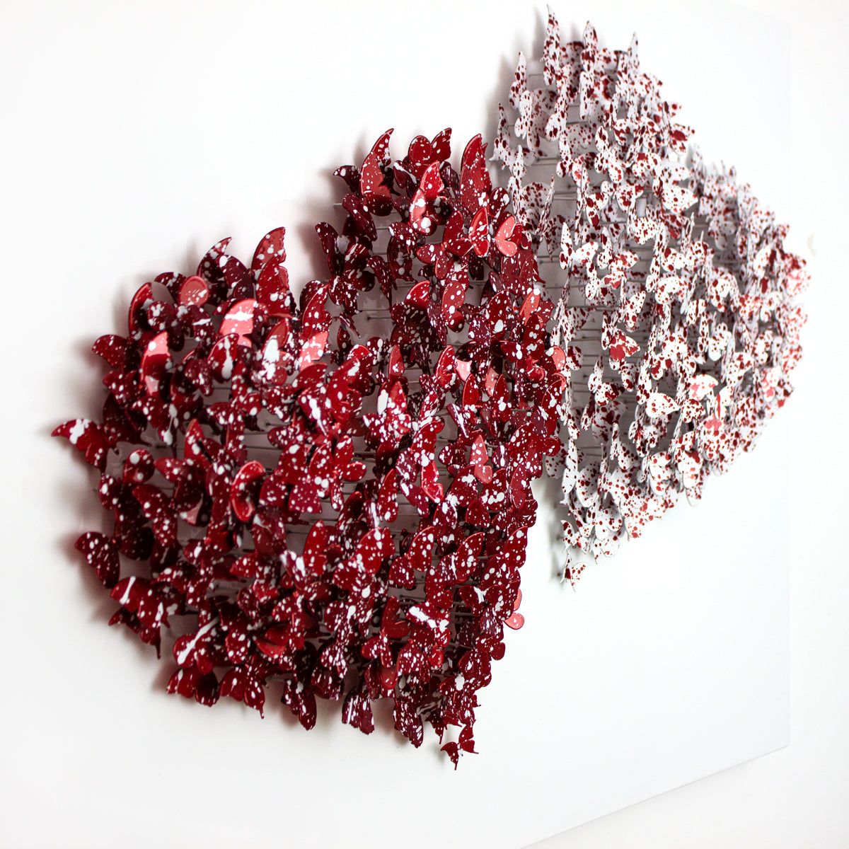 Patricia Govezensky- Original 3D Metal Art on Wood "Synergy"