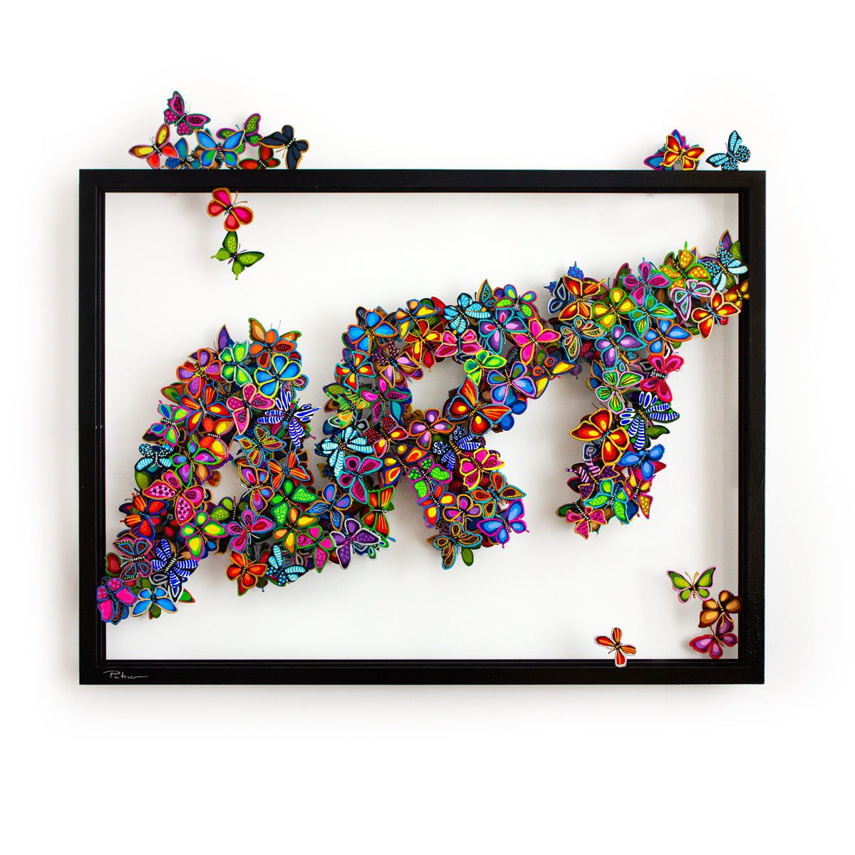 Patricia Govezensky- Original Painting on Cutout Steel "Contemporary ART"