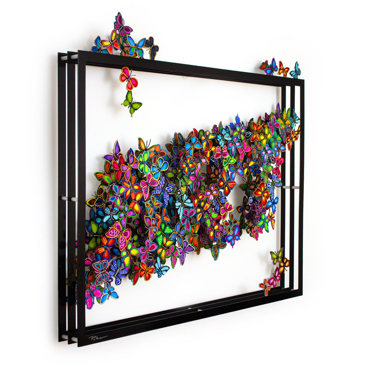 Patricia Govezensky- Original Painting on Cutout Steel "Contemporary ART"