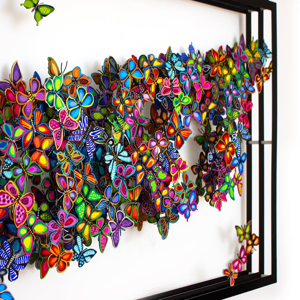 Patricia Govezensky- Original Painting on Cutout Steel "Contemporary ART"